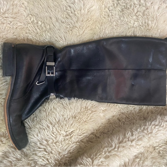 Black Michael Kors Riding Boot - Picture 2 of 2